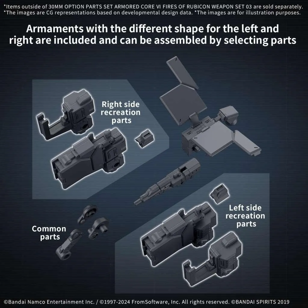 GUNDAM - 30MM OPTION PARTS SET ARMORED CORE - Model Kit